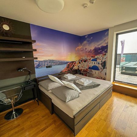 Apartman Se Saunou A Terasou S Vyhledem Na Brno Esterno foto