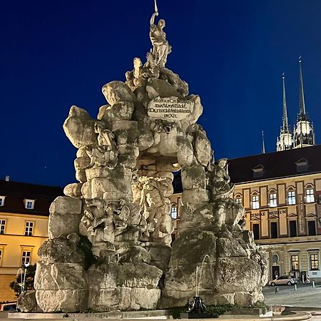 Apartman Se Saunou A Terasou S Vyhledem Na Brno Esterno foto