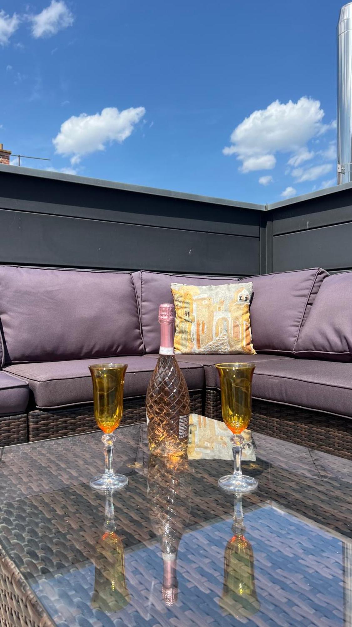 Apartman Se Saunou A Terasou S Vyhledem Na Brno Esterno foto