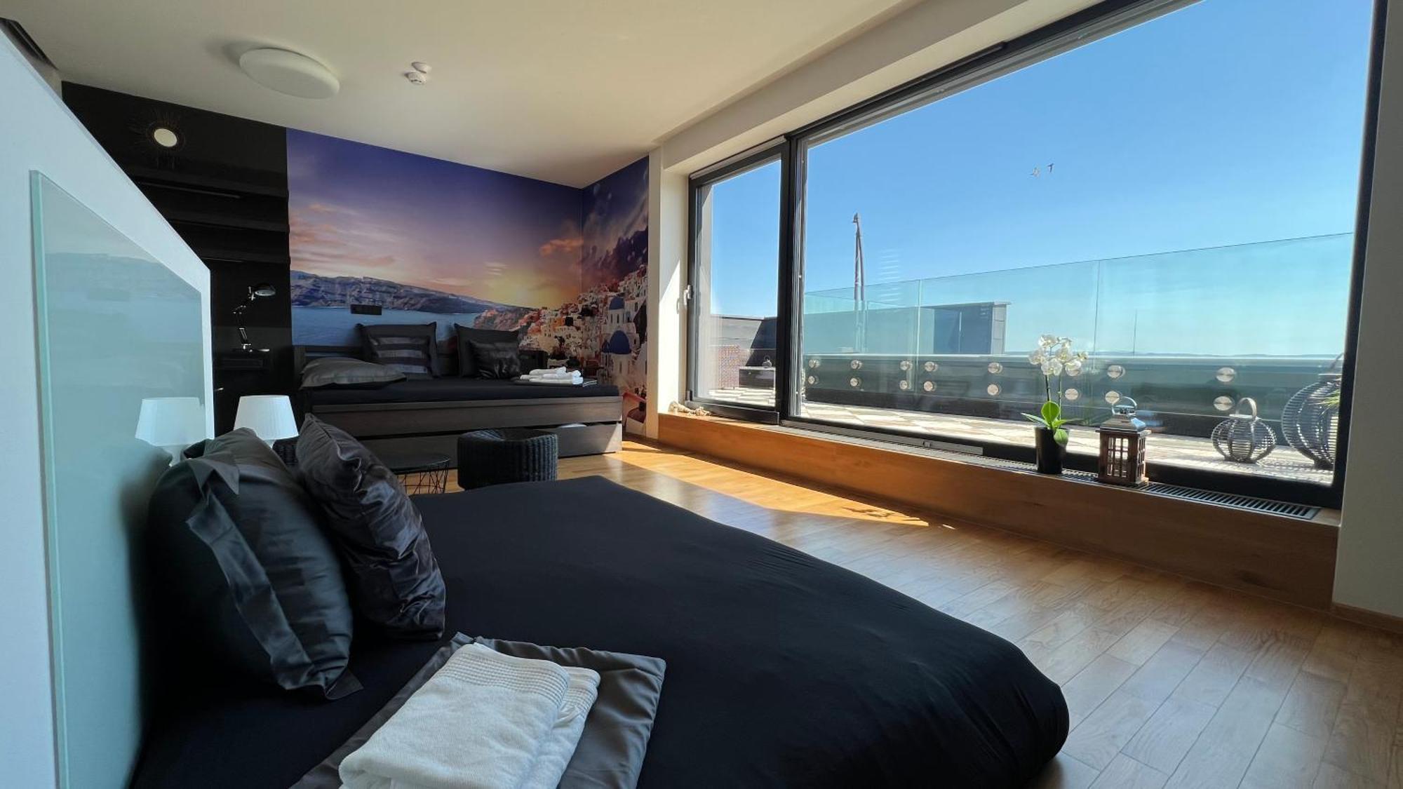 Apartman Se Saunou A Terasou S Vyhledem Na Brno Esterno foto