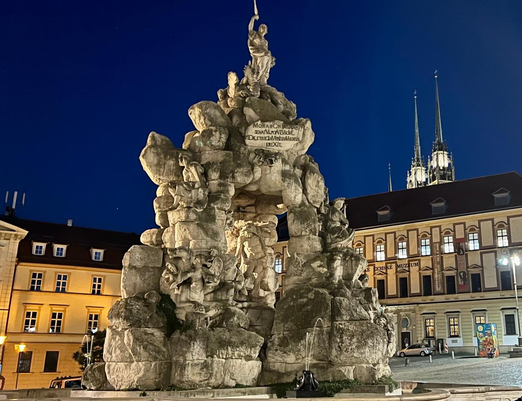 Apartman Se Saunou A Terasou S Vyhledem Na Brno Esterno foto