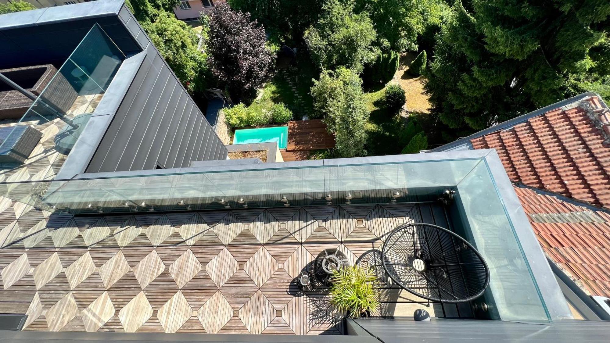 Apartman Se Saunou A Terasou S Vyhledem Na Brno Esterno foto