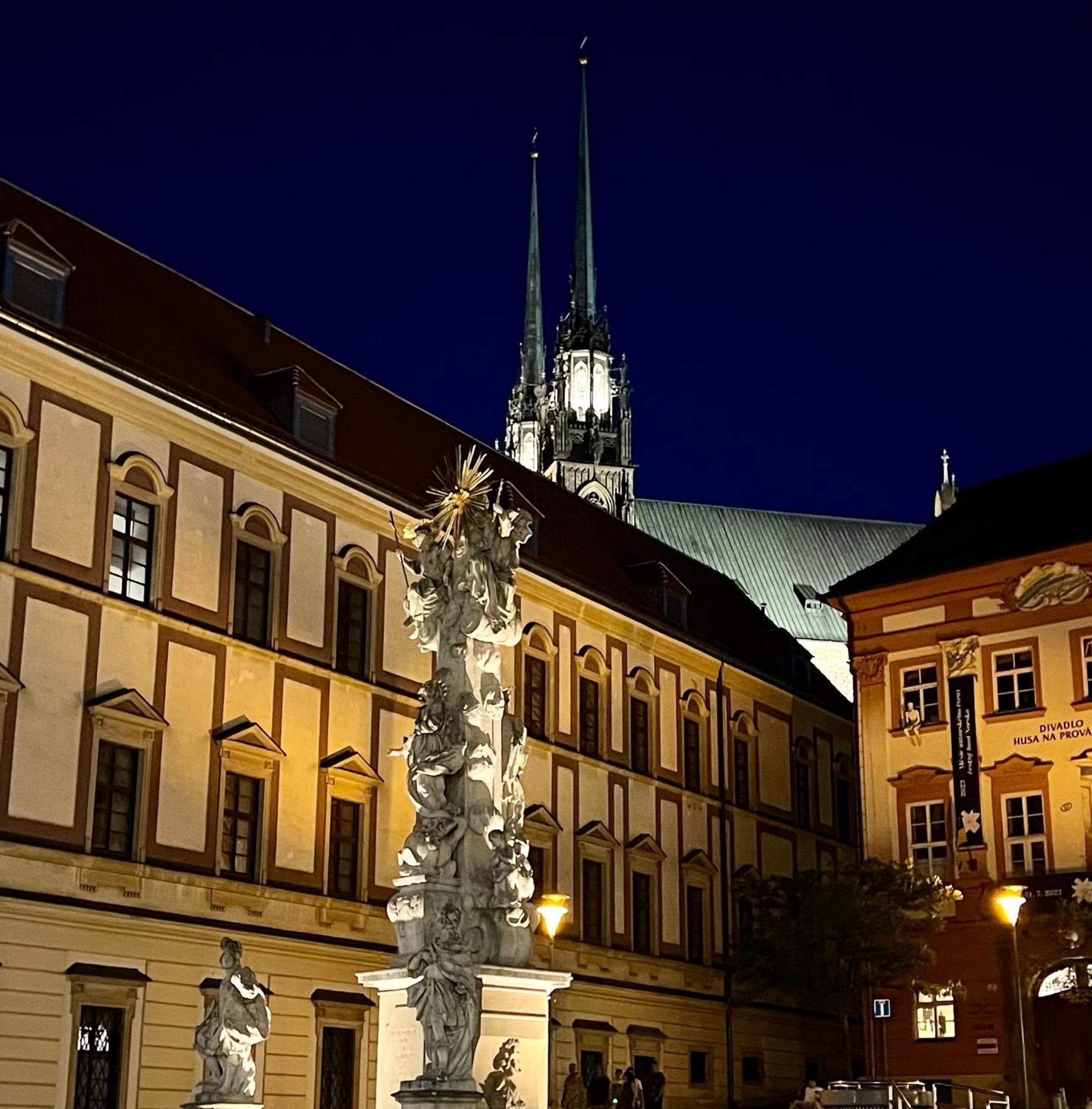 Apartman Se Saunou A Terasou S Vyhledem Na Brno Esterno foto